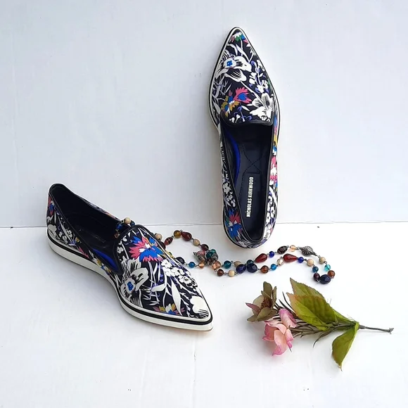 NICHOLAS KIRKWOOD Silk Slip-On Flats - Picture 11 of 11